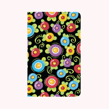 Mary Engelbreit Garden Flower Black