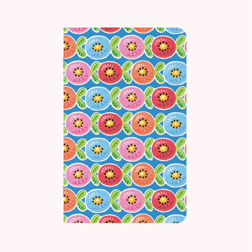 Mary Engelbreit Marching Flower Fried Egg Blue