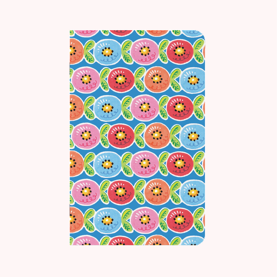 Mary Engelbreit Marching Flower Fried Egg Blue