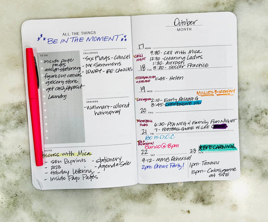 Weekly Agenda + To Do List