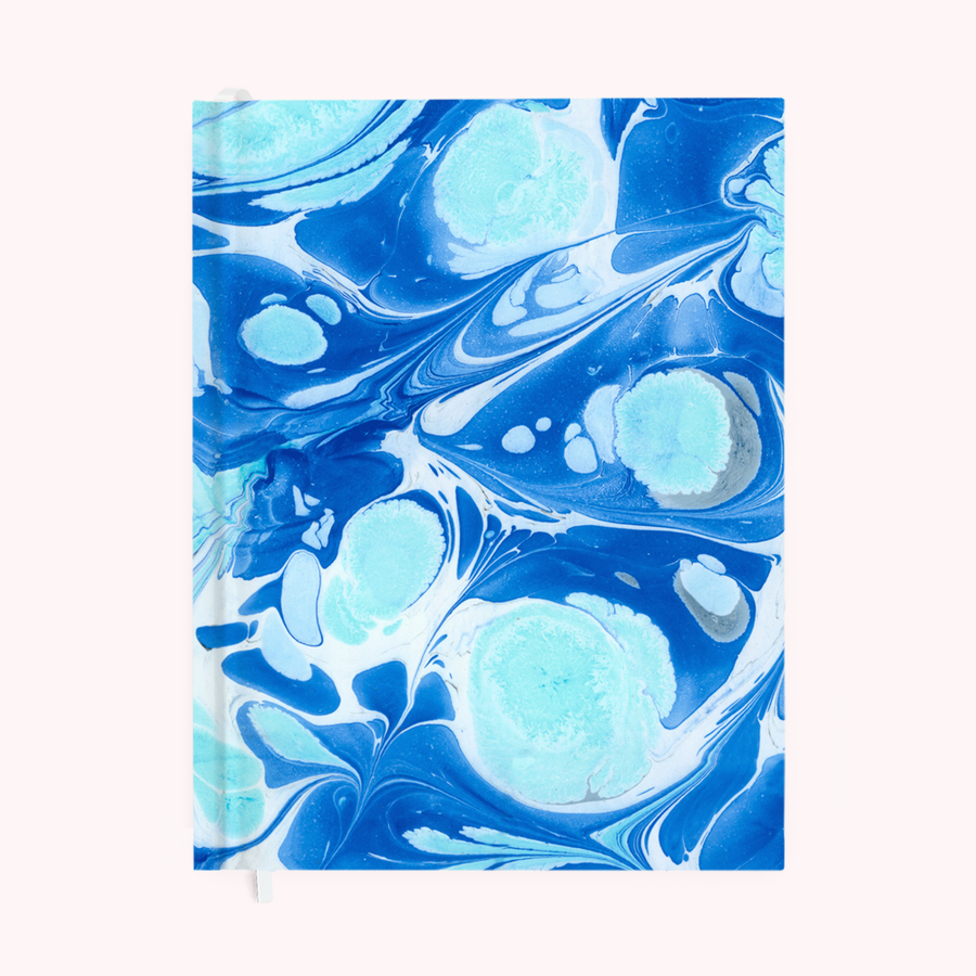 Marble Cobalt and Ice