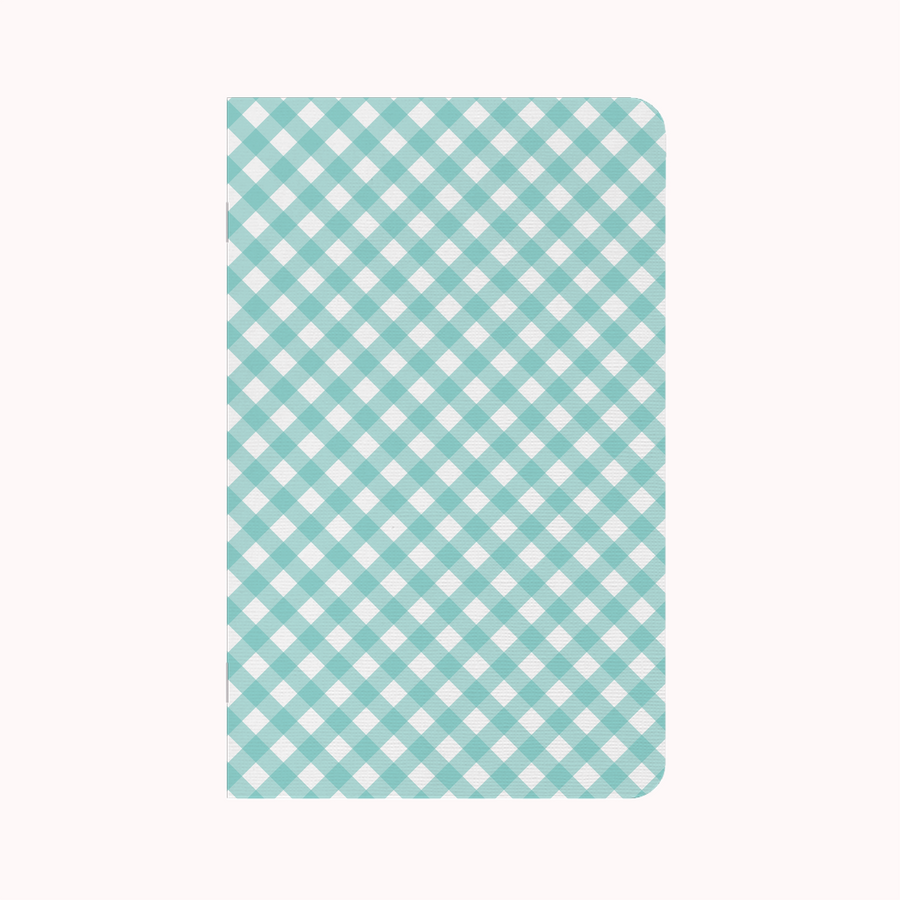 Gingham Aqua